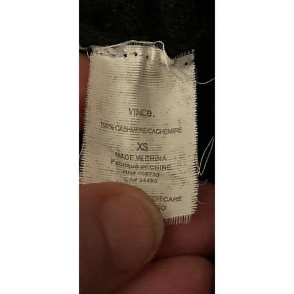 Bergdorf Goodman Knitted Cashmere Cardigan Gray Color-block Size XSmall - Picture 11 of 11